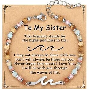 Gifts For Sister, Bracelets For Women, Sister Birthday Gifts For Women Mothers